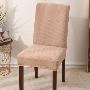 

60-Piece Grid Elastic Chair Cover Sets-2896