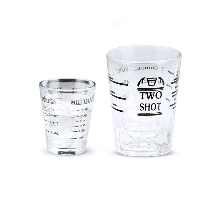 Description Picture 6 of item30/60/90 ML Glass Measuring Cup Espresso Shot Glass Liquid Glass Ounce Cup With Scale Kitchen Measure Tool Supplies