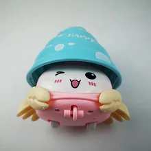 Детская Давление ползать Краб Ранние обучающие игрушки Пресс отшельник игрушки для ванной комнаты с светильник и звук Давление краб