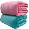 Manta suave cálida lana color Coral sábana de invierno, colcha sofá a cuadros, manta ligera de 6 tamaños 220Gsm ► Foto 1/5