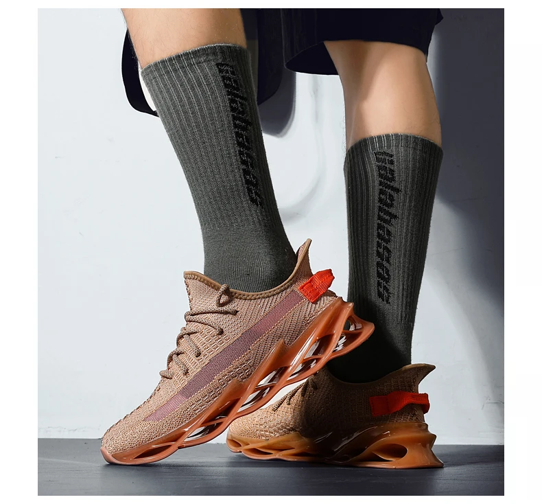 Супер крутая дышащая обувь для бега, мужские кроссовки, уличная спортивная обувь, профессиональная обувь для тренировок, Мужская прогулочная беговая Обувь