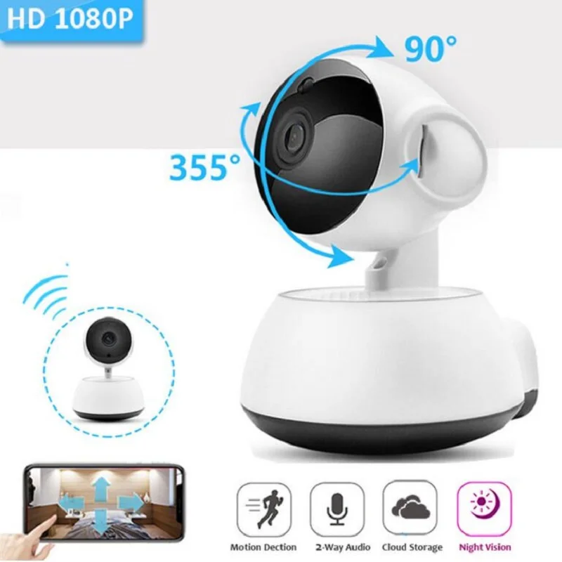 

Baby Monitor Wireless IP Camera 720P HD Wireless Smart Baby Camera Audio Video Record Surveillance Camera Wholesale