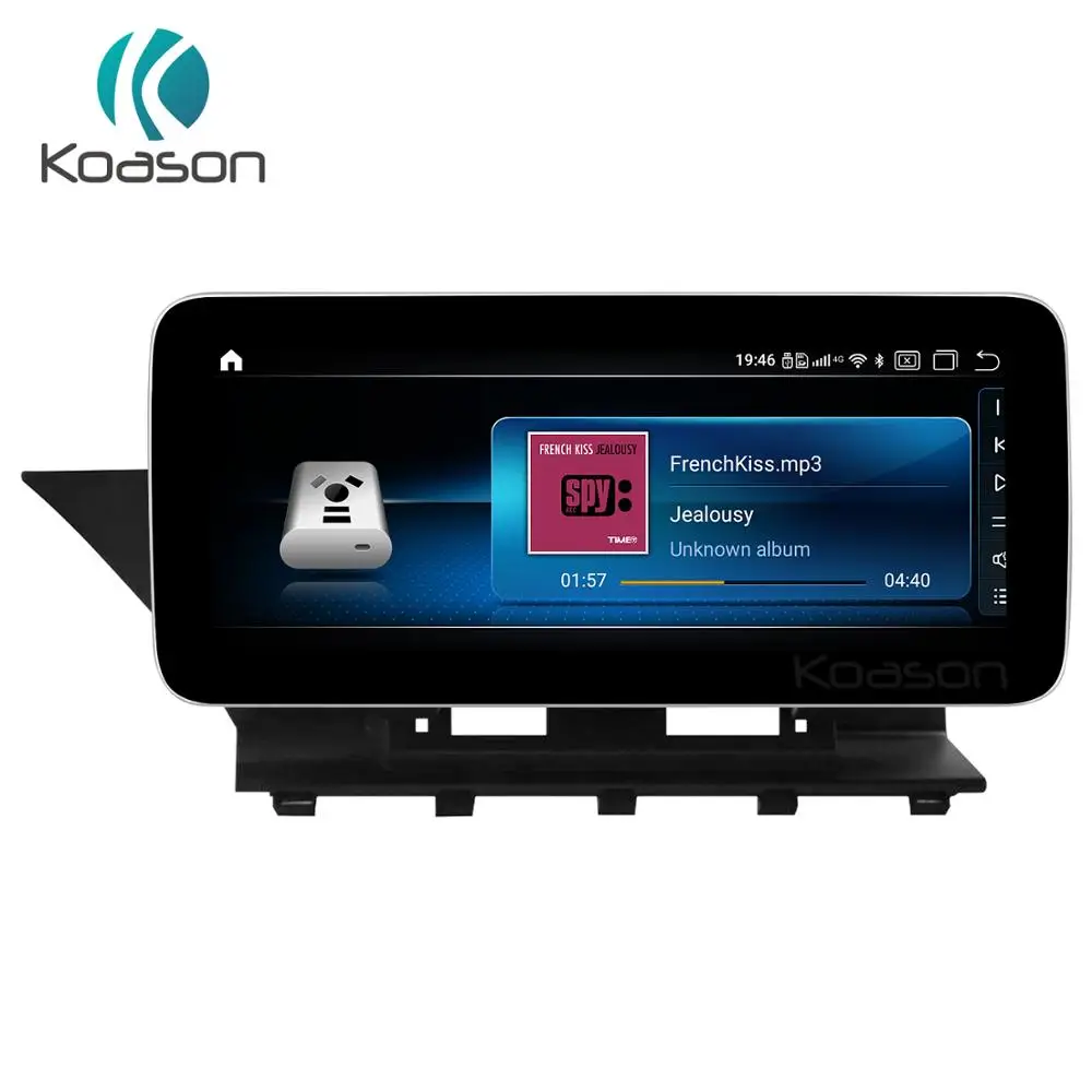 Koason Автомобильный gps навигатор сенсорный экран Qualcomm10.25 дюймов экран для Mercedes Benz GLK 2009- автомобильный мультимедийный плеер