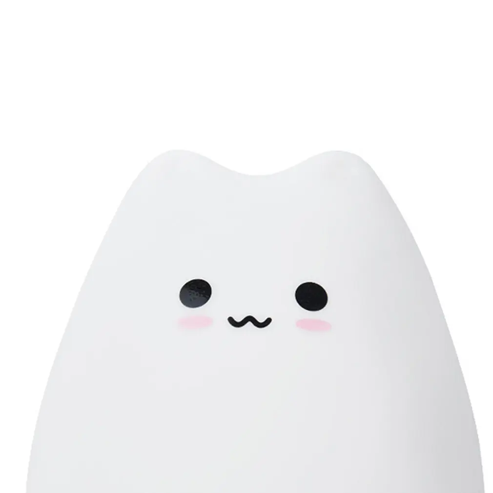 Creative LED Lovely Cute Clever Cat Battery Night Light Home Decoration Atmosphere Eye Protection Touch Lamp Sale