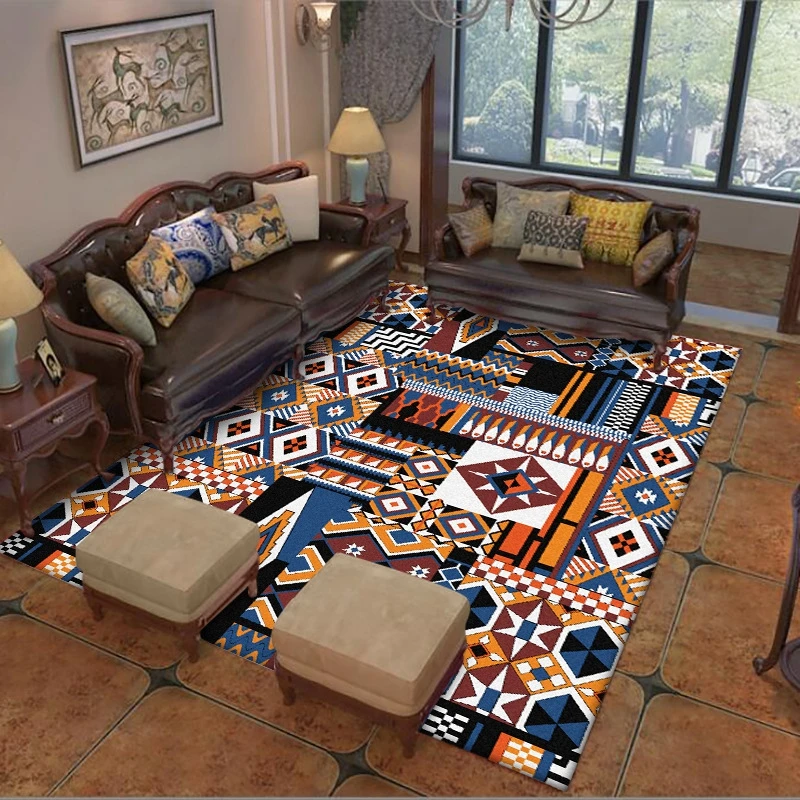 Марокканский Стиль килим ковры и маленькие коврики для гостиной геометрический домашний декор нескользящий напольный коврик для спальни прикроватный диван стул коврики