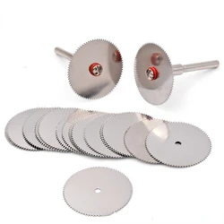 Lames de scie 16/18/22/25/32mm, outils multiples, disque de coupe pour le travail du bois, plastique, acier inoxydable, outil de coupe rotatif Dremel, 10 pièces 