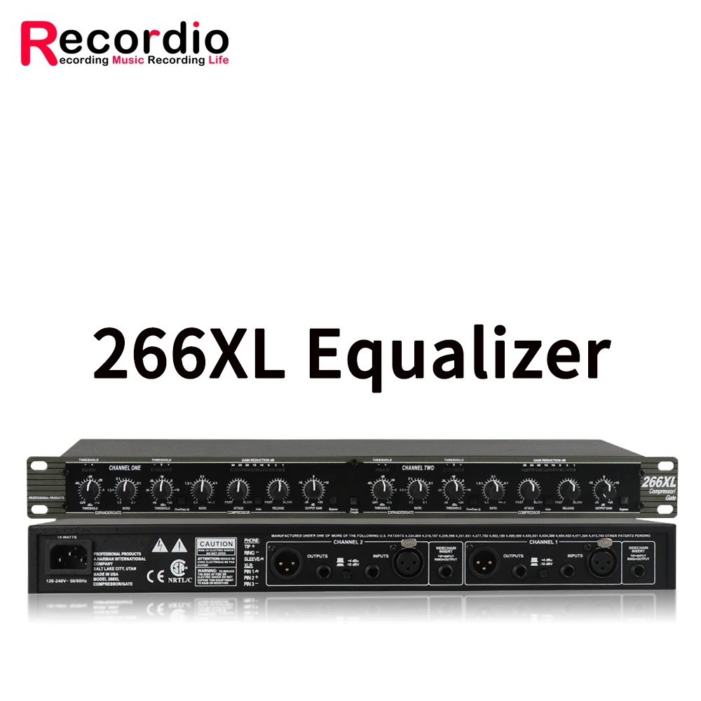 Dispositivos para Sistemas de Som Profissional para Aparelhos de Som Amplificador de Precisão e Compressor de Canal Drive Limitador Duplo dj 266xl - Image 2