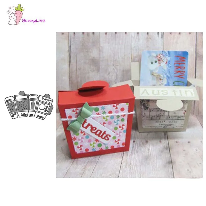 

Metal cutting dies takeout box Stencils for DIY Scrapbooking Stamp/photo album Decorative Embossing DIY Paper Cards
