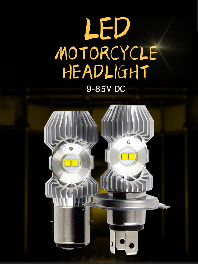 Route101 H4 LED Headlight for Motorcycle HS1 Hi/Lo Headlamp S2 H6 BA20D LED Moto White 12V Bulb 9-85V Motorbike Scooter ATV Lamp Route101 H4 LED Headlight for Motorcycle HS1 Hi/Lo Headlamp S2 H6 BA20D LED Moto White 12V Bulb 9-85V Motorbike Scooter ATV Lamp