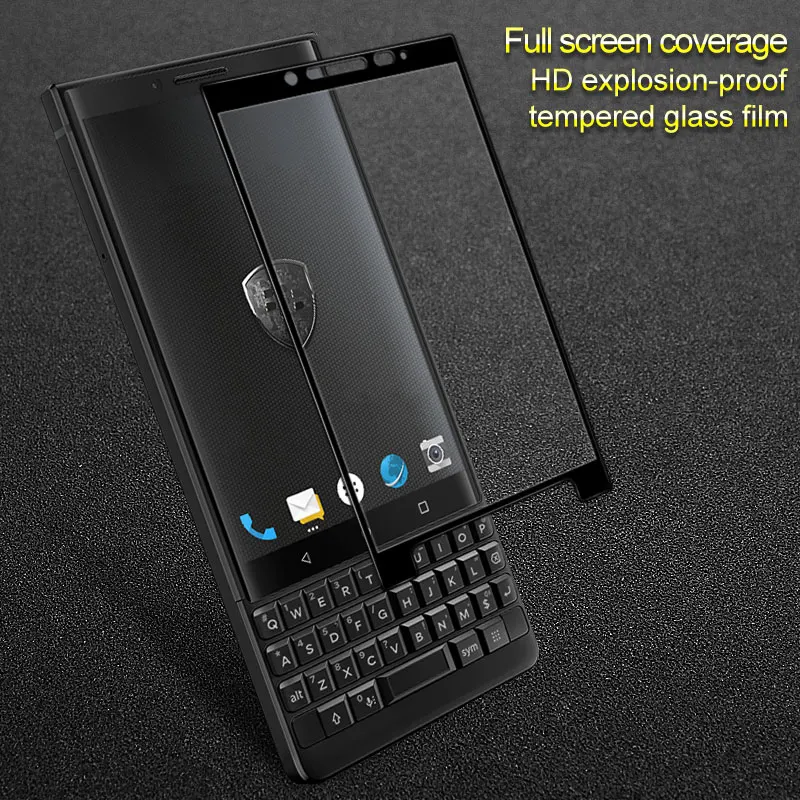 Закаленное стекло с полным покрытием для Blackberry KEY2 LE KEYone DTEK70 защитный экран