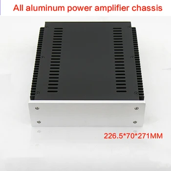

DIY All-aluminum Power Amplifier Chassis 2307 Radiator Case on Both Sides Amplifier Shell Audio Enclosure 226.5*70*271MM