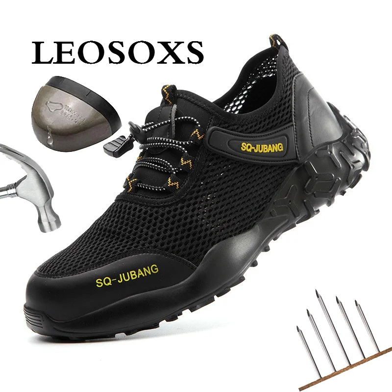 steel toe comfortable work shoes