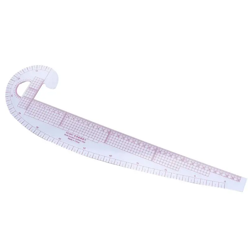 

BMBY-2 pcs 3 In 1 Plastic Curve Metric Sewing Ruler Measure For Dressmaking Tailor Grading Rule Pattern Making
