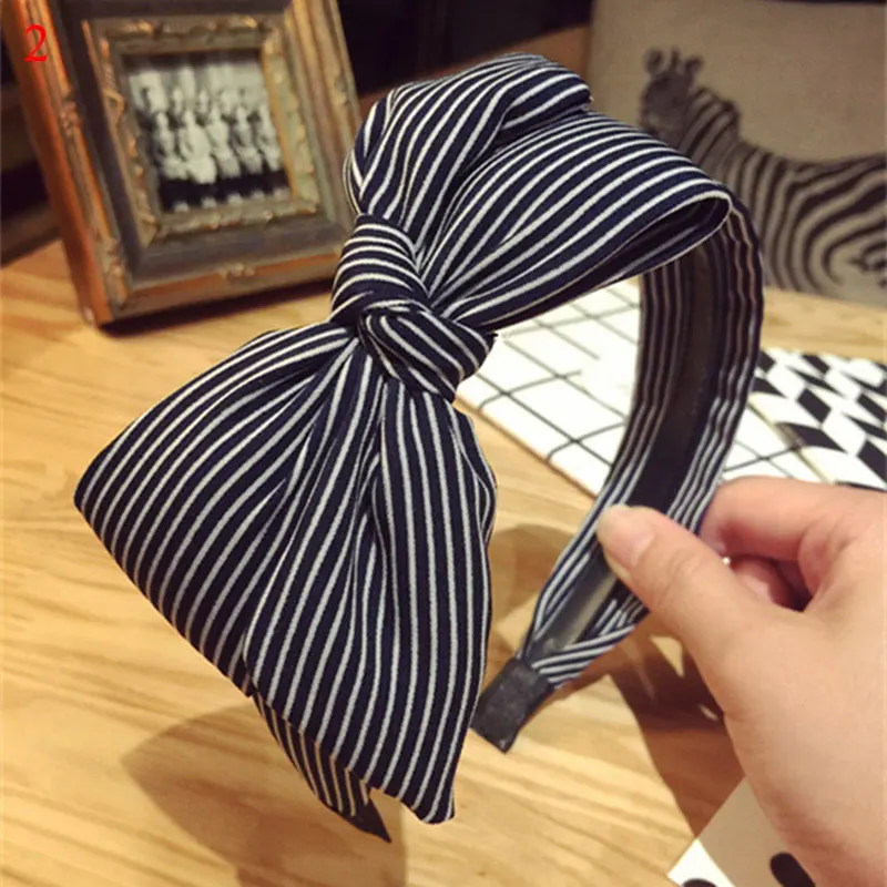 Fashion Women Big Bow Headband Hair Hoop Bands Girls Bowknot Wide Hairbands Ornaments for Girls Hair Accessories Headdredss head wrap for women Hair Accessories