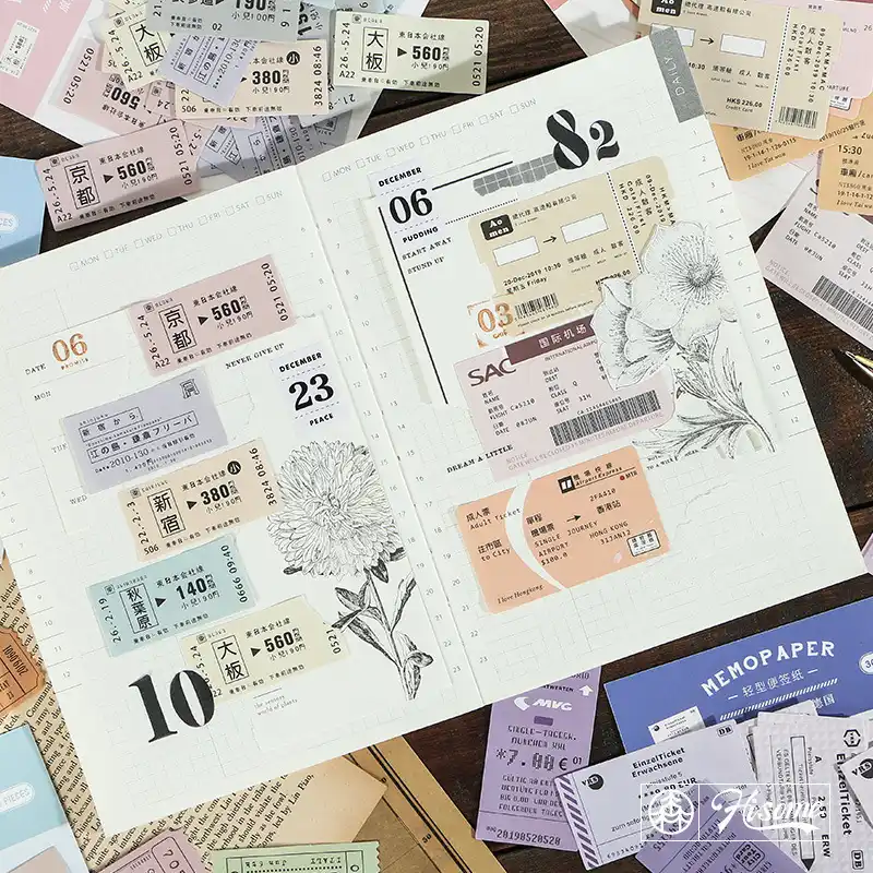 30 шт./партия винтажные антикварные бумажные для заметок блокнот Ретро Липкие заметки записная книжка школьные офисные поставки Papelaria подар...