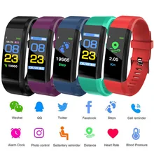 Спортивный умный Браслет цветной экран монитор сердечного ритма водонепроницаемые умные фитнес-часы Шагомер мужские часы умные часы подарок