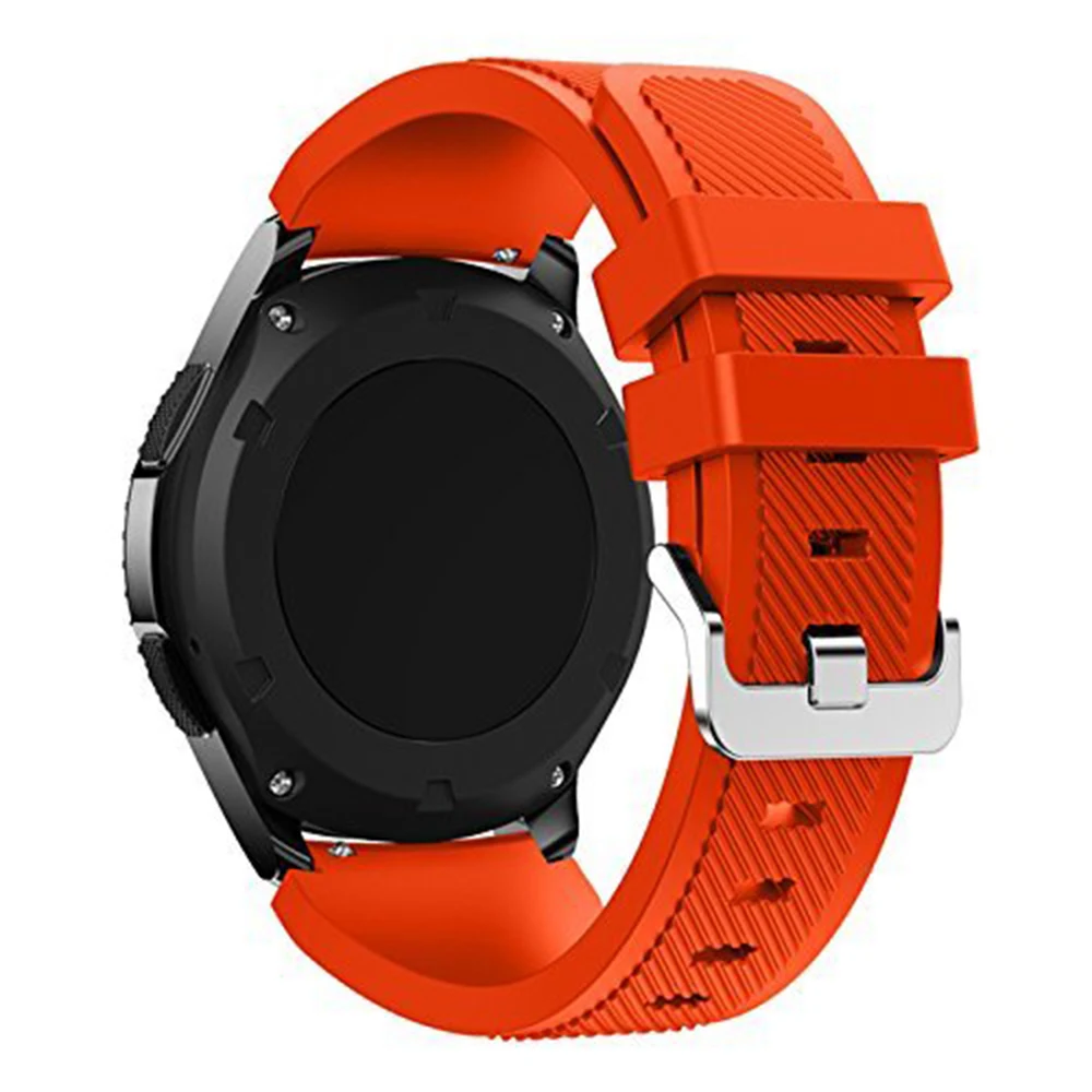 22 мм силиконовый ремешок для samsung Galaxy Watch 46 мм высококачественный спортивный ремешок для samsung gear S3 Classic/Frontier huawei Watch Gt