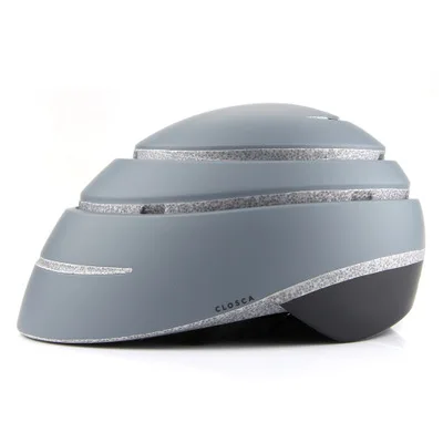 GUB складной городская одежда для отдыха и дорожный велосипедный шлем город шлемы для отдыха Для женщин Взрослый езда на велосипеде складной шлемы capacete - Цвет: gray
