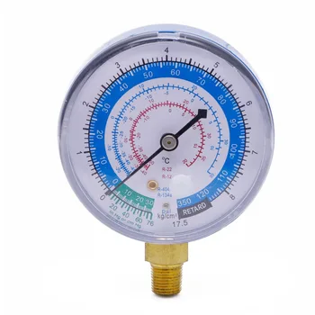 

Drop Ship New Air Conditioner R404 R134A R22 Refrigerant Low Pressure Gauge PSI KPA Blue