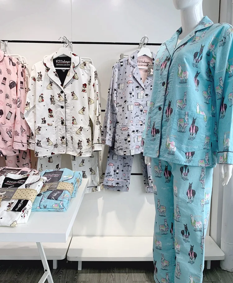 Женский пижамный комплект с мультяшным рисунком, женская одежда, пижама, женское нижнее белье, Женский Топ с рукавами