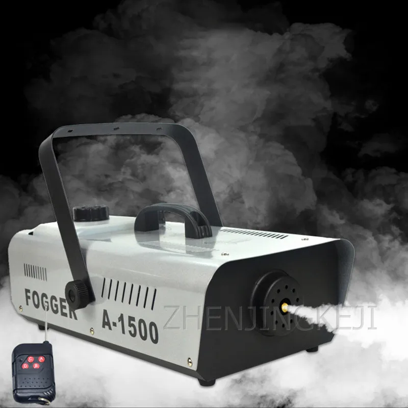 

High Power 1500W Stage Remote Control Smoke Machine Bar Smoke Machine Cigarette Making Machine Atomizer Stage Lighting Tools