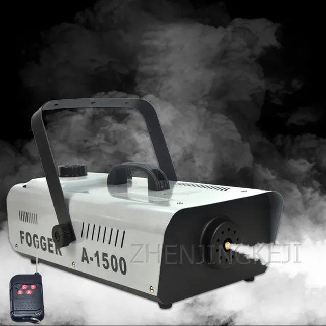 $83.46 High Power 1500W Stage Remote Control Smoke Machine Bar Smoke Machine Cigarette Making Machine Atomizer Stage Lighting Tools