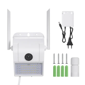 

1080P Wireless WiFi IP65 Water Resistance Webcam Wall Lamp Security Camera Outdoor Two Way Audio Floodlight Color Night Vision