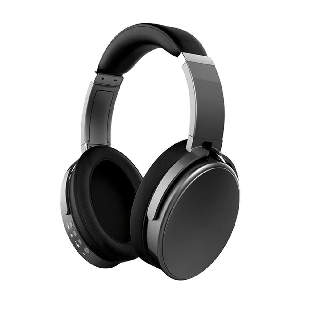 Ouhaobin беспроводные Bluetooth наушники BT 4,2 стерео гарнитура встроенный микрофон для компьютера для музыки для игр - Цвет: GY