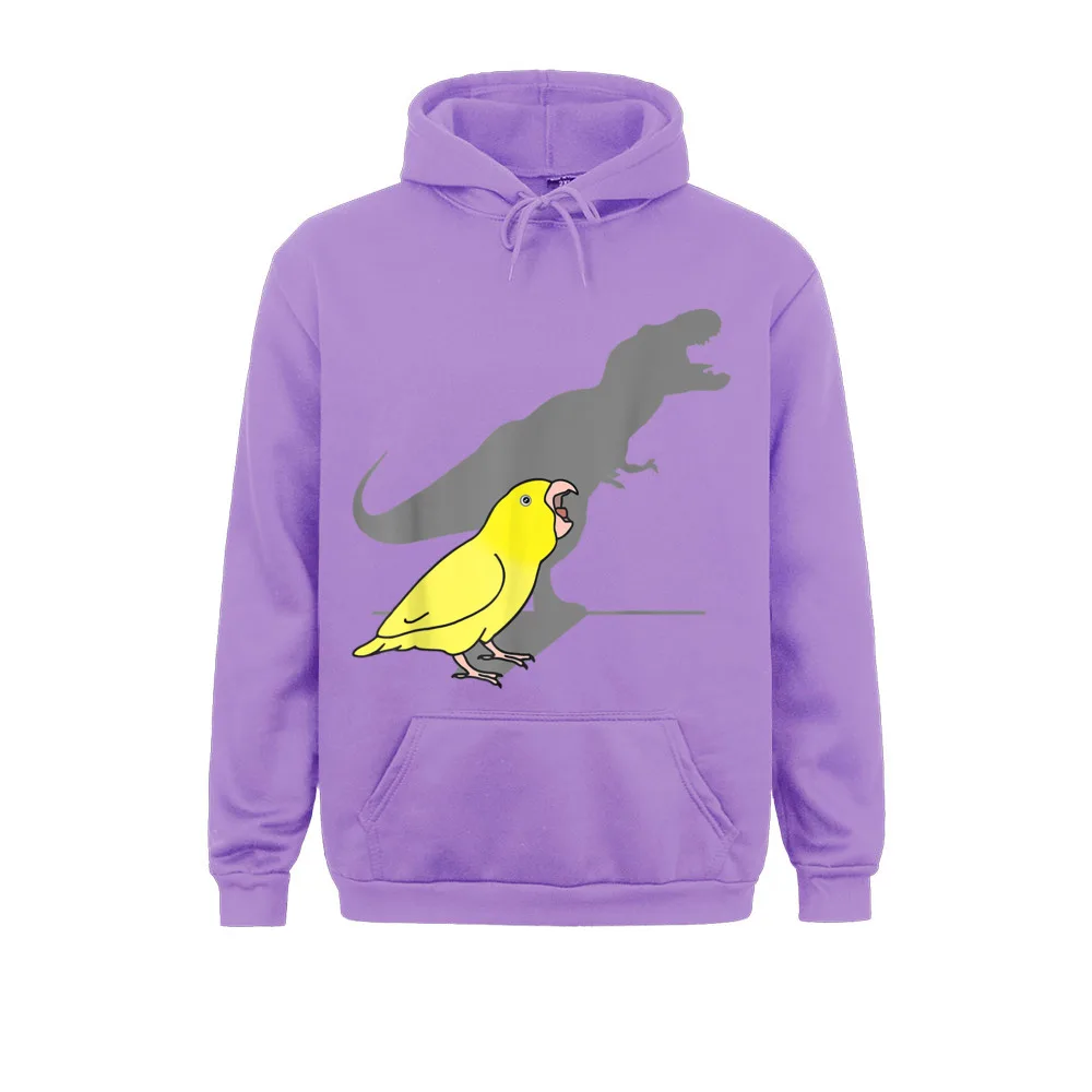 Cute Dinosaur parrot Funny Bird T-rex yellow parrotlet T-Shirt__985 Sweatshirts for Men Geek Labor Day Hoodies Long Sleeve Brand New Hoods  Cute Dinosaur parrot Funny Bird T-rex yellow parrotlet T-Shirt__985purple