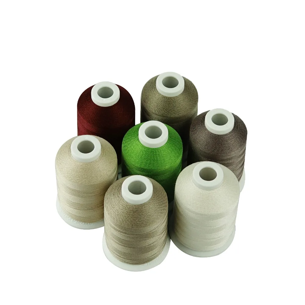 Cotton thread embroidery quilting