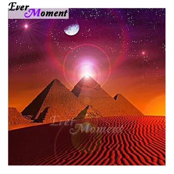

Ever Moment New Arrivals 5D Diamond Paintings Full Square Drills Abstract Pyramid Beautiful Landscape Wall Art Decoration 5L447