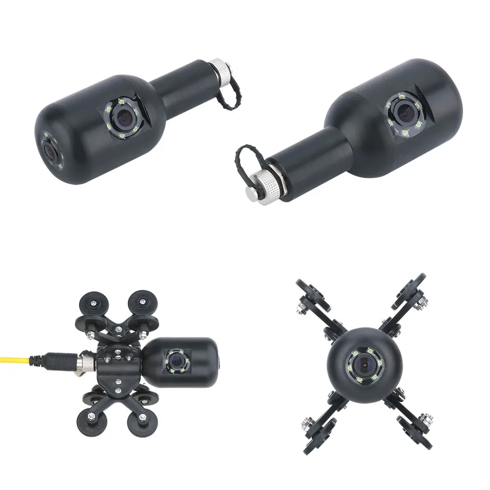Waterproof Pipe Sewer Inspection Video Camera Drain Pipe Sewer Inspection Camera 9 inch DVR 1080P HD Dual Lens IP68