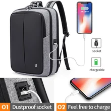 Bange, мужские бизнес рюкзаки с защитой от кражи, 15,6 дюймов, для ноутбука, водонепроницаемый, внешний, USB, зарядка, рюкзак, школьный, модный, для путешествий, рюкзак