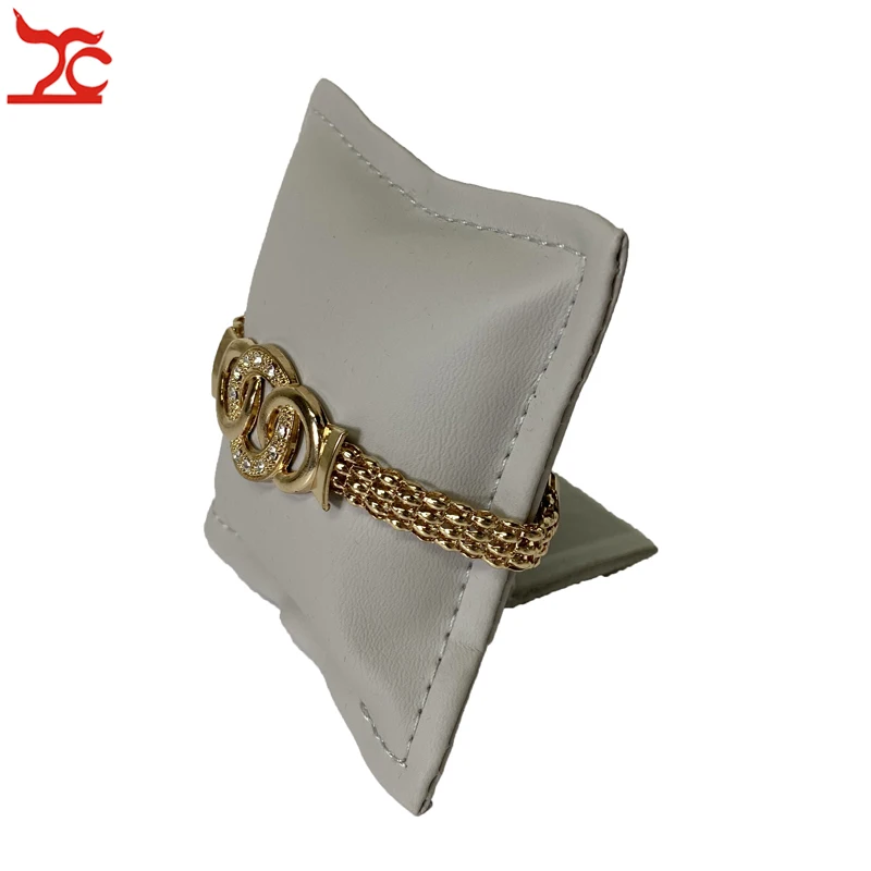 PU Watch Jewelry Display Holder Christmas Gift Rack Bracelet Storage Stand Necklace Chain Organizer Pillow Cushion | Украшения и