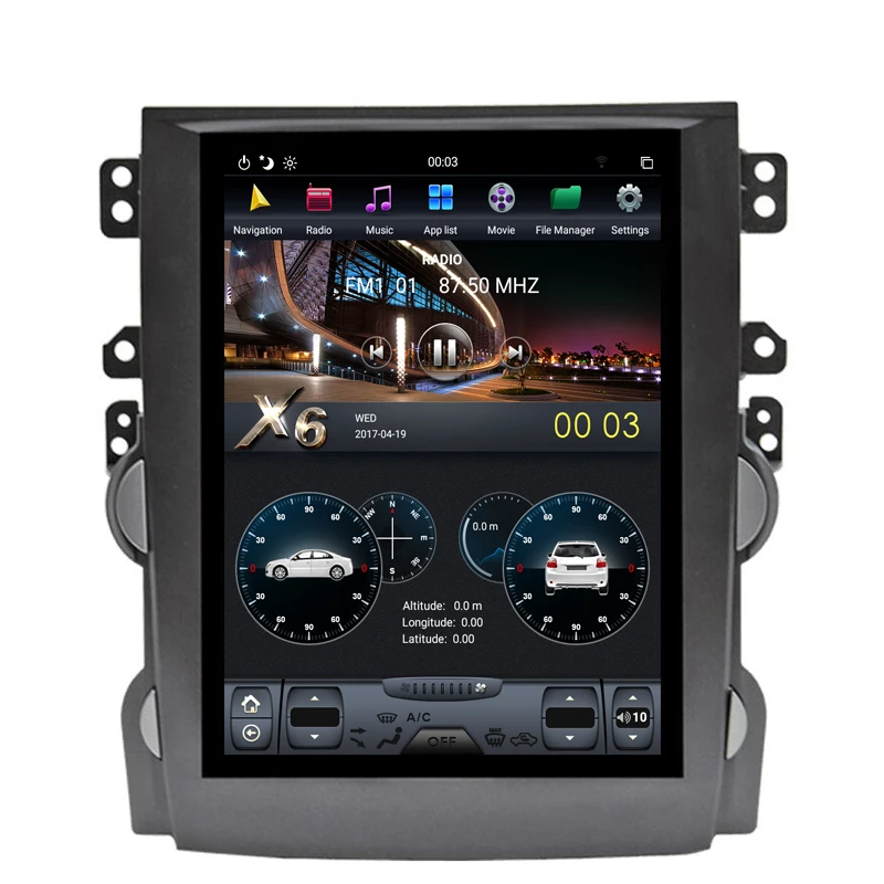 Excellent NAVITOPIA 10.4inch 4G+64GB Tesla Style Vertical Screen Android 8.1 Car DVD GPS Navigation for Chevrolet Malibu 2012-2015 7