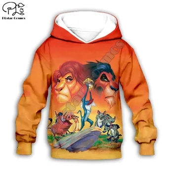 

Kids The Lion King 3D print zipper Sweatshirts Cartoon Simba hoodies baby boy girl clothing HAKUNA MATATA mufasa