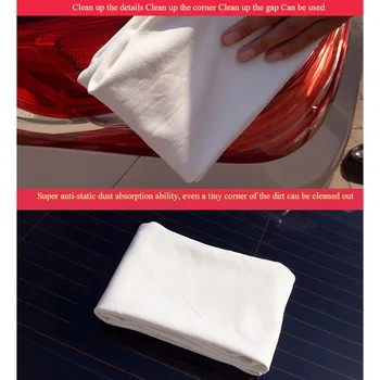 

Replacement Towel Cleaning Natural Chamois Leather Cloth Suede Absorbent