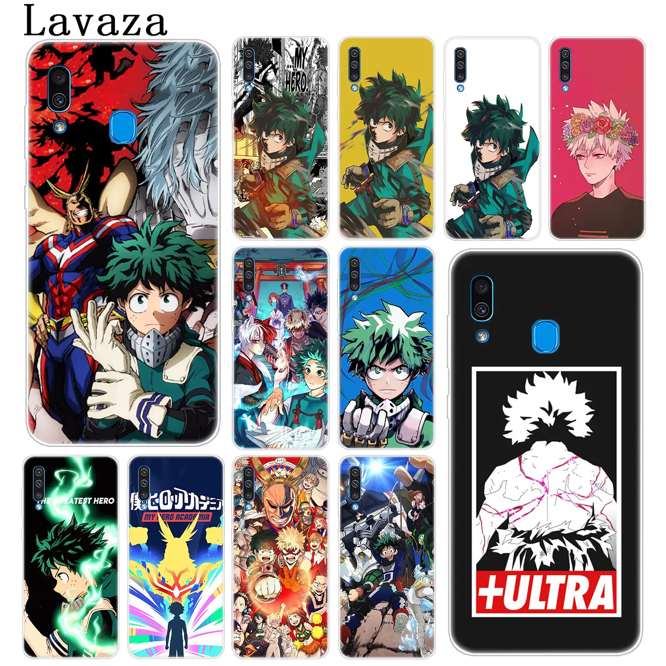 Жесткий чехол для телефона с аниме My Hero Academia Samsung Galaxy A10 A20 A30 A40 A50 A60 A70 M40 M30 M20 M10