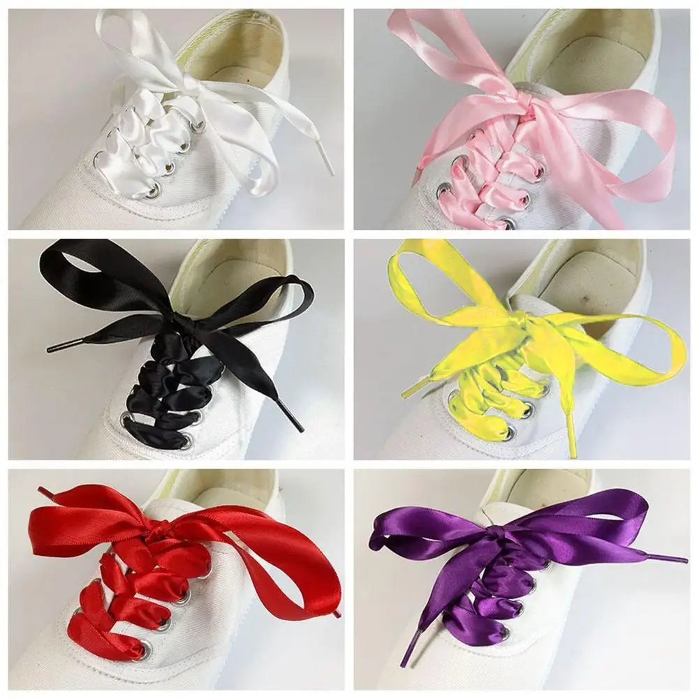 

2020 Fashion Colorful Ribbon Shoe Laces Junior Adults Durable Hiking Walking Gifts FREE SHIPPING