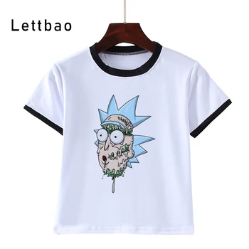 

Summer Rick and Morty Toddler Kids Girl Baby Cartoon T-shirt Tee Tops T Shirt