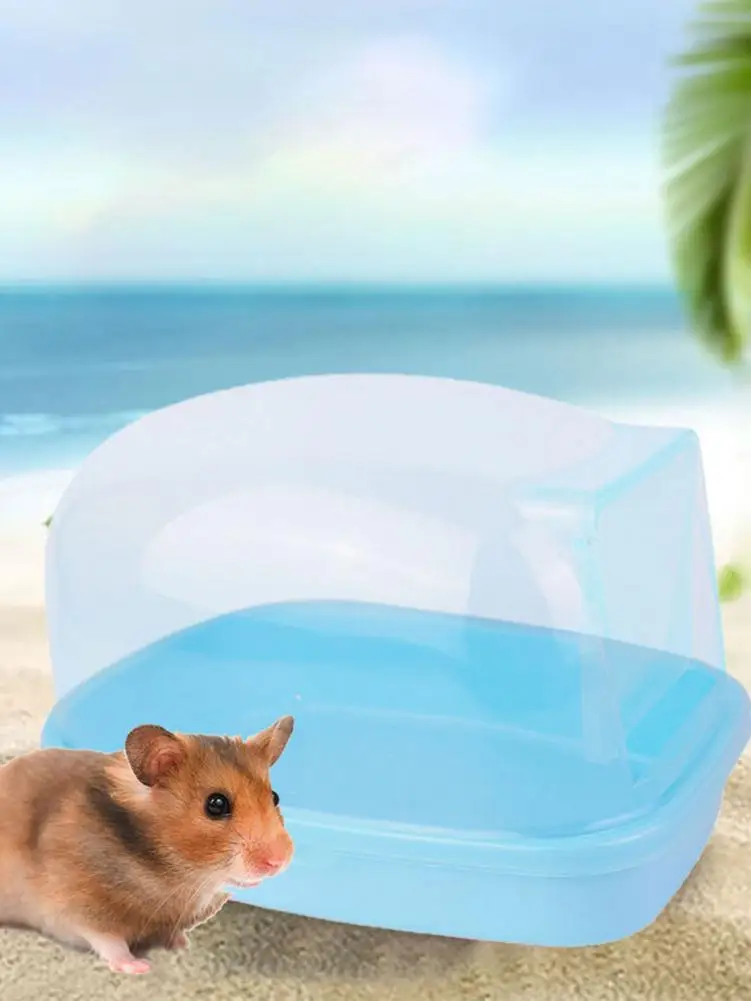 Pet Hamster Bath House Pool Chinchilla Pet Dust Sand Bathroom Shower Room Toilet Hamster Sand Bathroom Toilet Chinchilla Bath 6