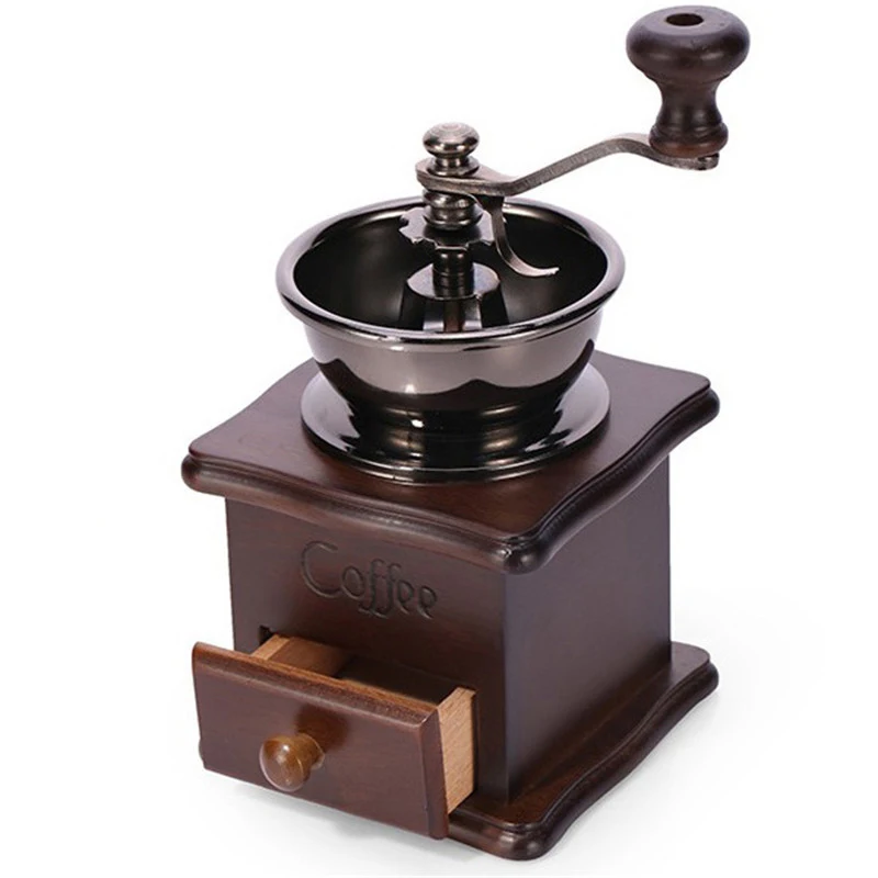 Retro Manual Coffee Grinder Spice Grinder Coffee Machine Home Decoration Accessories Hand Mill For Coffee Beans Kitchen Tools