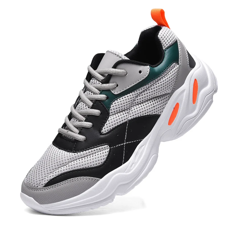 

Hot Sale Breathable Walking Shoes Men Mesh Sport Chunky Sneakers Casual Jogging Shoes Soft Outdoor Gym Shoes Trainers Zapatillas
