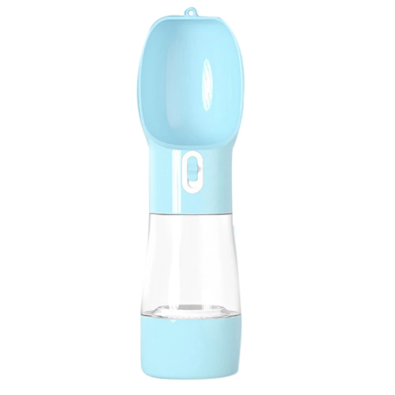 Outdoor Pet Water Bottle Portable Cat Dog Food Dual-Use Cup Accompanying Leak-Proof Feeder | Дом и сад