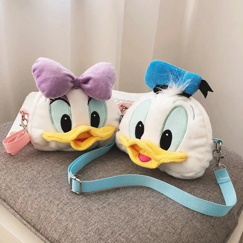 Disney Мультфильм Дональд Дак милая плюшевая сумка кукла через плечо