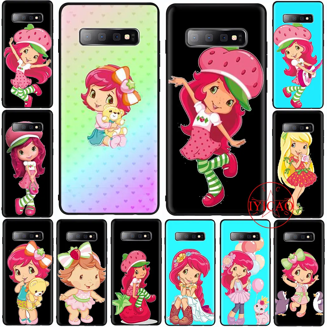 cartoon strawberry shortcake cute Soft Case for Samsung A20E A10s A20s A30s A40s A50s A60s A70s M10 M20 M30 Cover | Мобильные