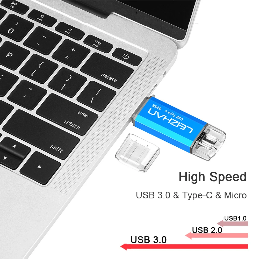 OTG флеш накопитель USB 3 0 Type C + Micro Pen Drive 512 ГБ 256 128 Гб 64 32 16 карта памяти Флешка для