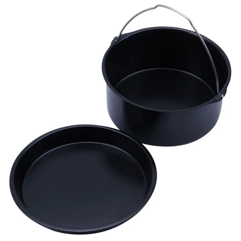 Air Fryer Accessories Set of 10 pcs, Fit all Standard Air Fryer 3.7QT- 5.3QT- 5.8QT, 7 Inch Air Fryer Accessories Set of 10 pcs, Fit all Standard Air Fryer 3.7QT- 5.3QT- 5.8QT, 7 Inch