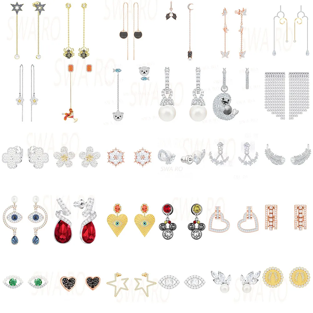 Простой уплотнитель полярный медведь Астра летучая мышь жемчуг розовое золото серьги изысканные женские ювелирные изделия подарок на день рождения