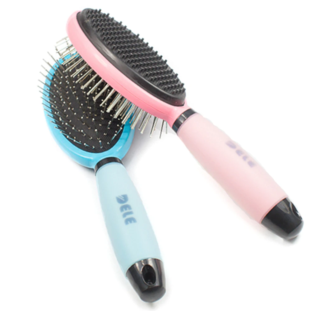 Pet Hair Comb for Cat Dog Hair Remover Double-sided Easy - PeticaDeals